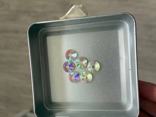 Pedrería termoadhesiva Aurora Boreal