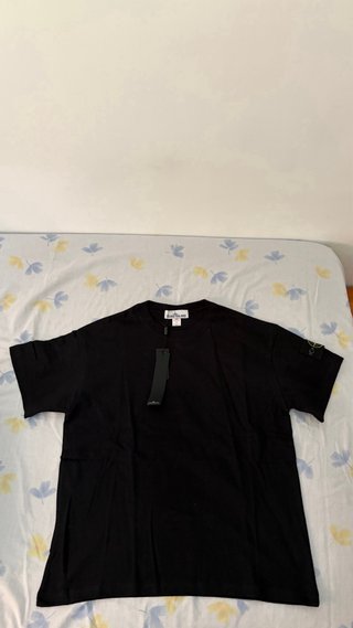 Camiseta Negra Stone Island Talla L