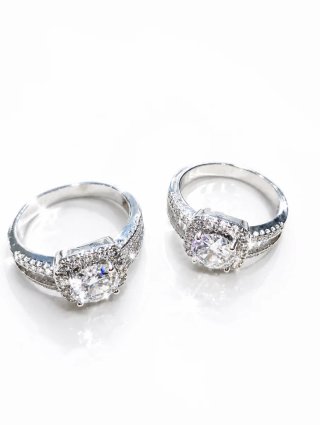 Anillos Acero Inoxidable Brillantes