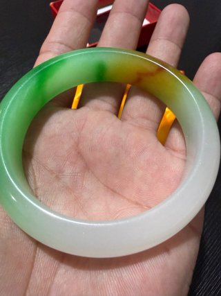 Pulsera de jade natural, tres colores