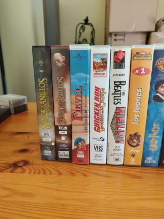 Lote 10 Películas VHS Disney Clásicos Español