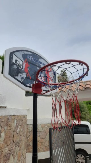 Canasta de baloncesto con base