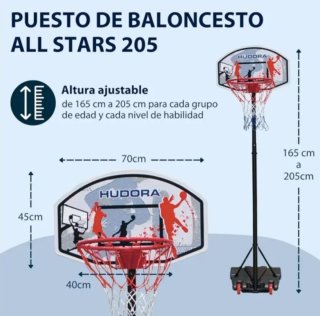 Canasta de baloncesto con base