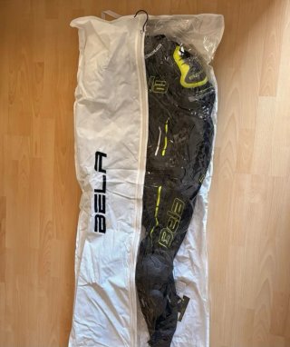 Mono de moto Bela negro y amarillo xS