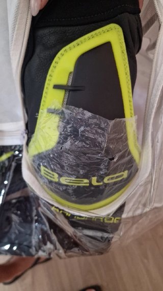 Mono de moto Bela negro y amarillo xS