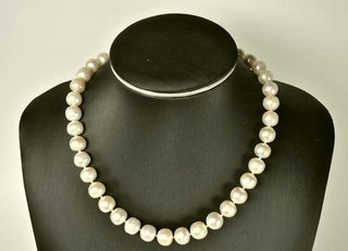 Collar de Perlas Naturales Cierre plata