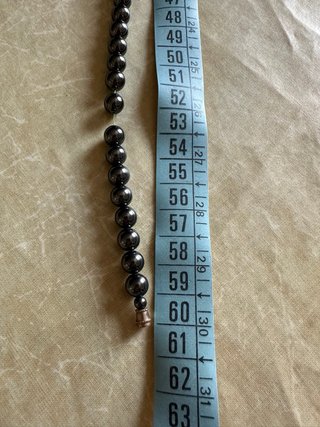Collana Ematite Pietra Liscia Lucida