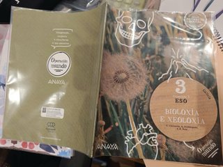 Libro de texto Bioloxía e Xeoloxía 3º ESO Anaya