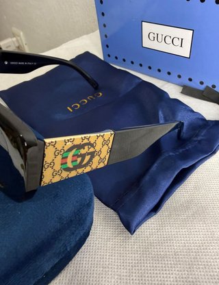 Gafas Gucci Negras y Multicolor