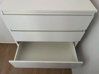 Cómoda Ikea Kullen 5 cajones Blanca