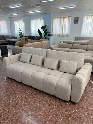 Sofá Cama Moderno Gris - Nuevo en caja
