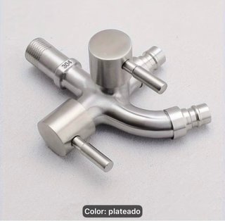 Grifo de jardín doble salida nuevo