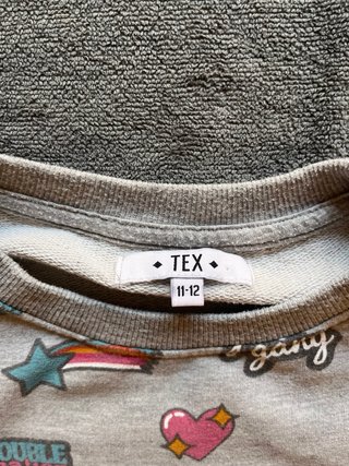 Sudadera infantil estampada TEX
