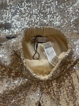 Conjunto Zara lentejuelas talla 6