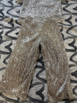 Conjunto Zara lentejuelas talla 6