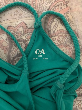 Vestido verde tirantes