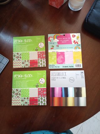 Lote Papel Scrapbooking Manualidades