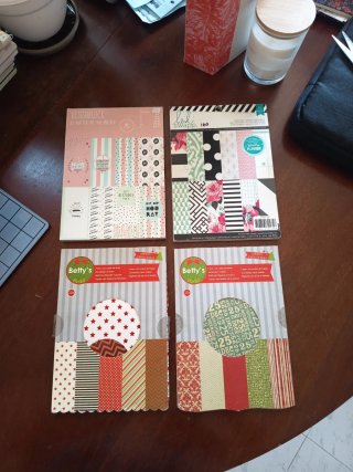 Lote Papel Scrapbooking Manualidades