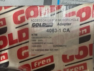 Adaptador KTM Husaberg Supermotard GoldFren