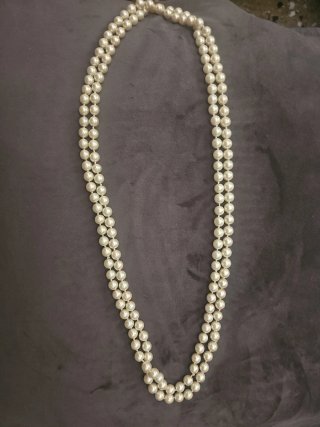 Collar de perlas doble