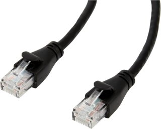 Amazon Basics Cable de Red Ethernet con Conectores RJ45 (Cat. 6, 1000 Mbit/s, 3 m), Negro