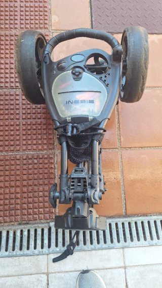 Carro de golf Inesis 3 ruedas plegable