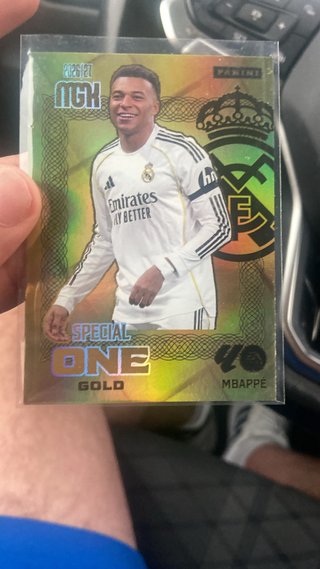Cromo Mbappé Real Madrid Special One Gold