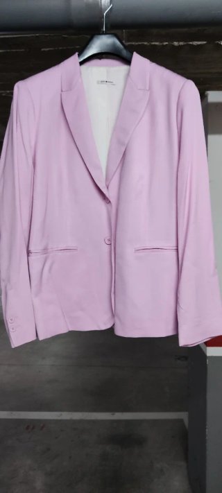 Chaqueta Punto Roma Rosa Talla 50