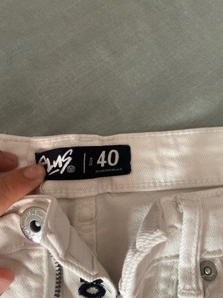 Pantalón corto vaquero blanco Bang 10 Talla M
