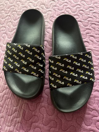 Chanclas Fila Piscina Negro Multicolor