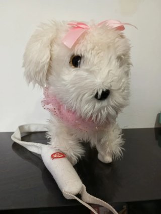 Perrita interactiva para pasear