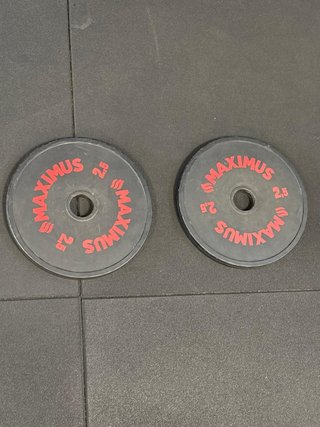 2 Discos Olímpicos Maximus 2.5kg