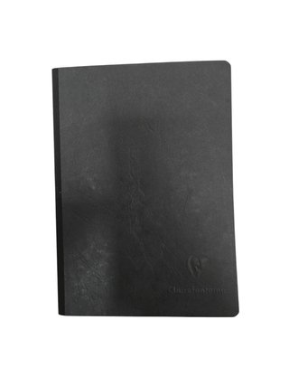 Clairefontaine 795421C - Cuaderno con reverso de tela negra