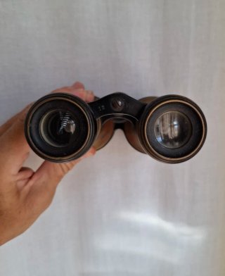 Prismáticos antiguos latón VERRES