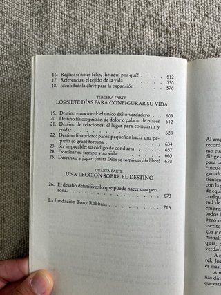 Controle su destino Tony Robbins.