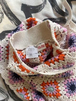 Peto crochet multicolor Zara 5-6