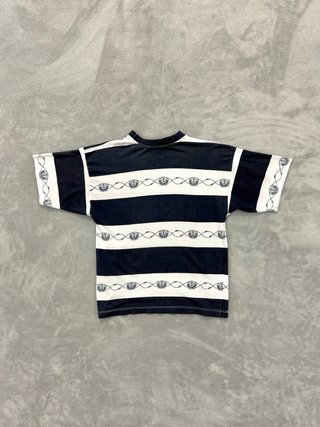 Maglia Vintage a Strisce con grafica Nautica