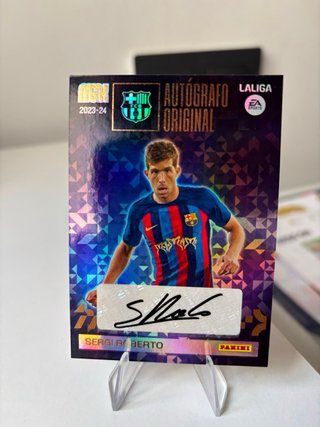 Autógrafo Original Sergi Roberto Megacracks 23/24