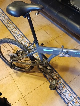 Bicicleta Plegable Negra