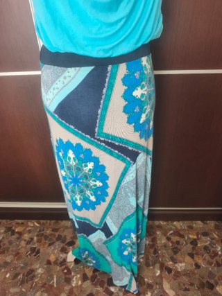 Vestido Largo Mango Talla L