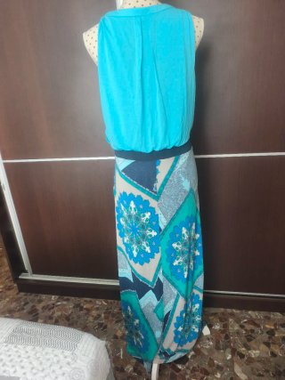 Vestido Largo Mango Talla L