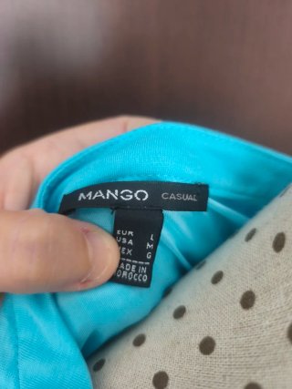 Vestido Largo Mango Talla L