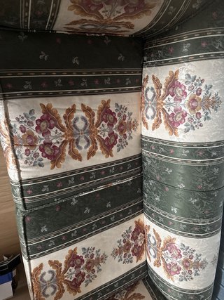 Sofá de 2 plazas estampado