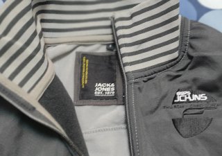 Chaqueta Jack & Jones Negra y Gris