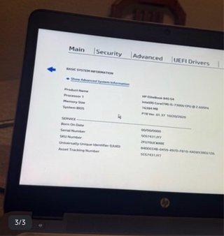 Portátil HP 840 Gris/Plateado