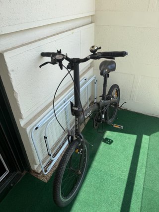 Bicicleta Plegable Negra
