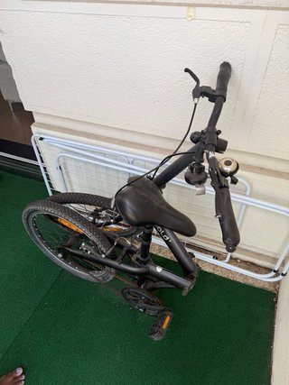 Bicicleta Plegable Negra