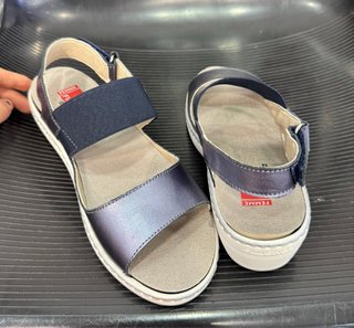 Sandalias Fluchos Azul y Plata