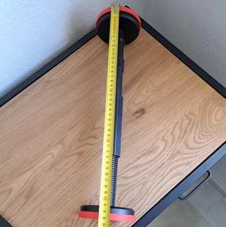 Pata central regulable para cama (18 a 43 cm)