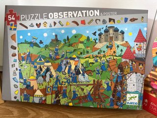 Pack 3 Puzzles Infantiles Djeco, Lonji